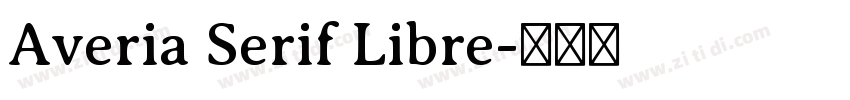 Averia Serif Libre字体转换